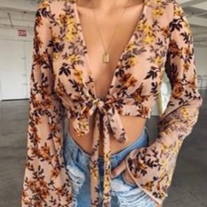 Tiger Mist Floral Blouse